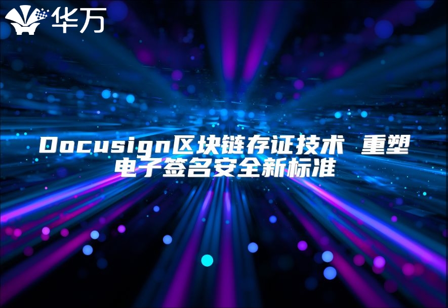 Docusign区块链存证技术 重塑电子签名安全新标准