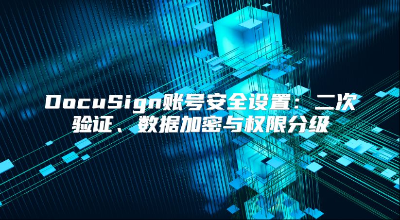 DocuSign账号安全设置：二次验证、数据加密与权限分级