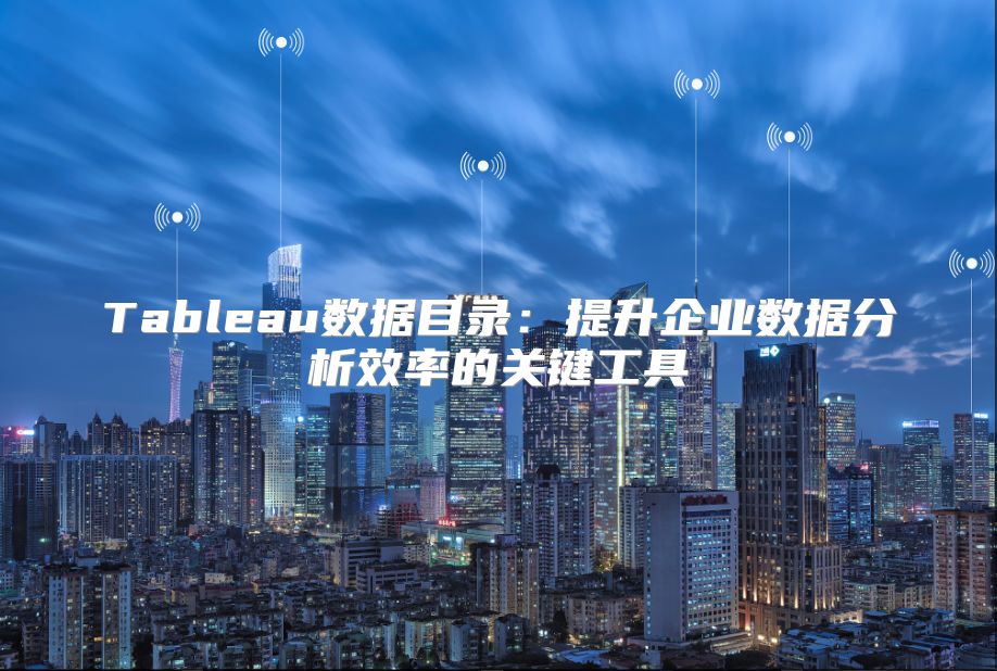 Tableau数据目录：提升企业数据分析效率的关键工具