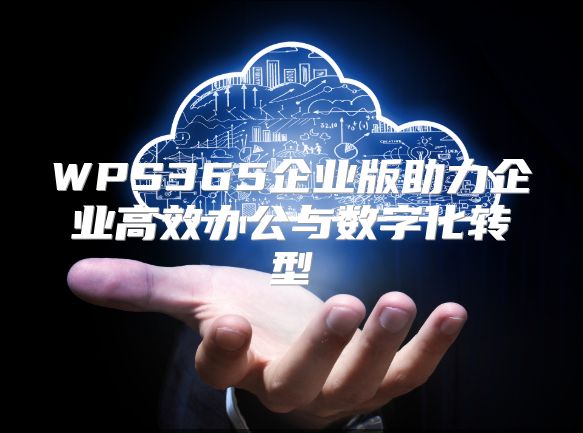 WPS365企业版助力企业高效办公与数字化转型