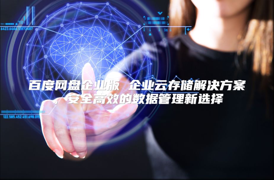 百度网盘企业版 企业云存储解决方案，安全高效的数据管理新选择