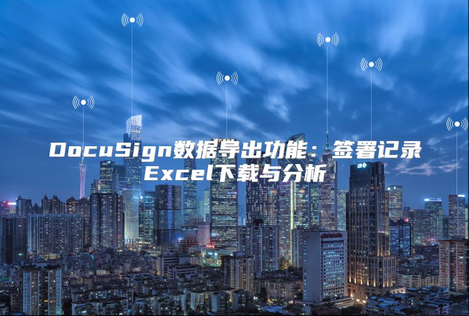 DocuSign数据导出功能：签署记录Excel下载与分析