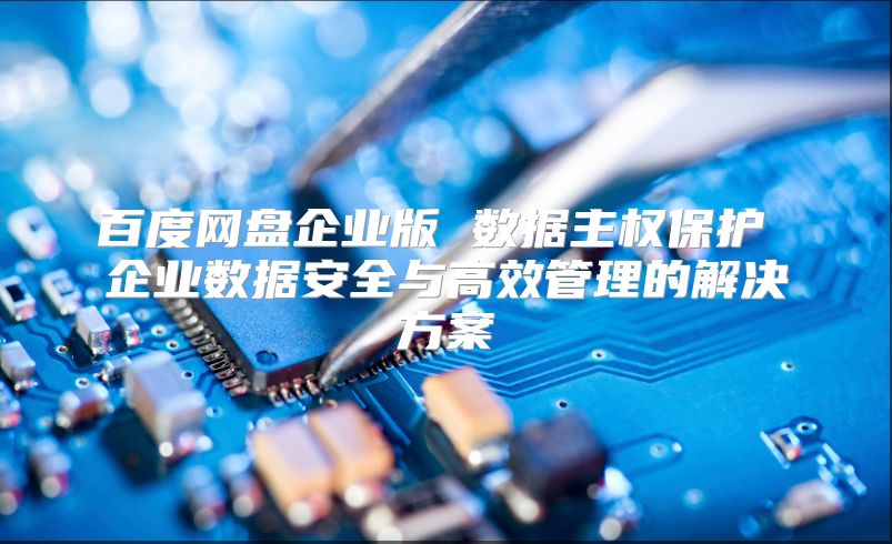 百度网盘企业版 数据主权?；?企业数据安全与高效管理的解决方案