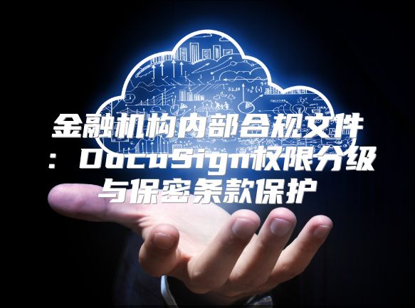 金融机构内部合规文件：DocuSign权限分级与保密条款?；? class=