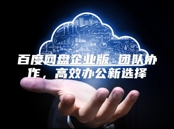 百度网盘企业版 团队协作，高效办公新选择