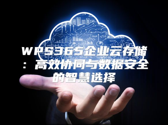 WPS365企业云存储：高效协同与数据安全的智慧选择