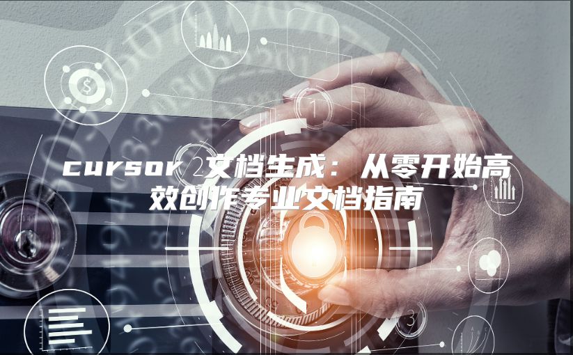cursor 文档生成：从零开始高效创作专业文档指南