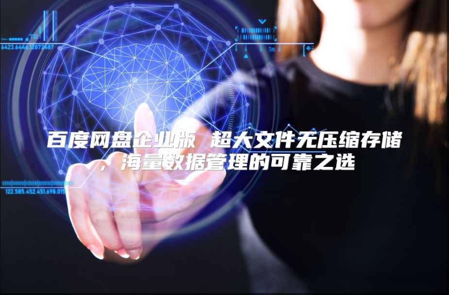 百度网盘企业版 超大文件无压缩存储，海量数据管理的可靠之选