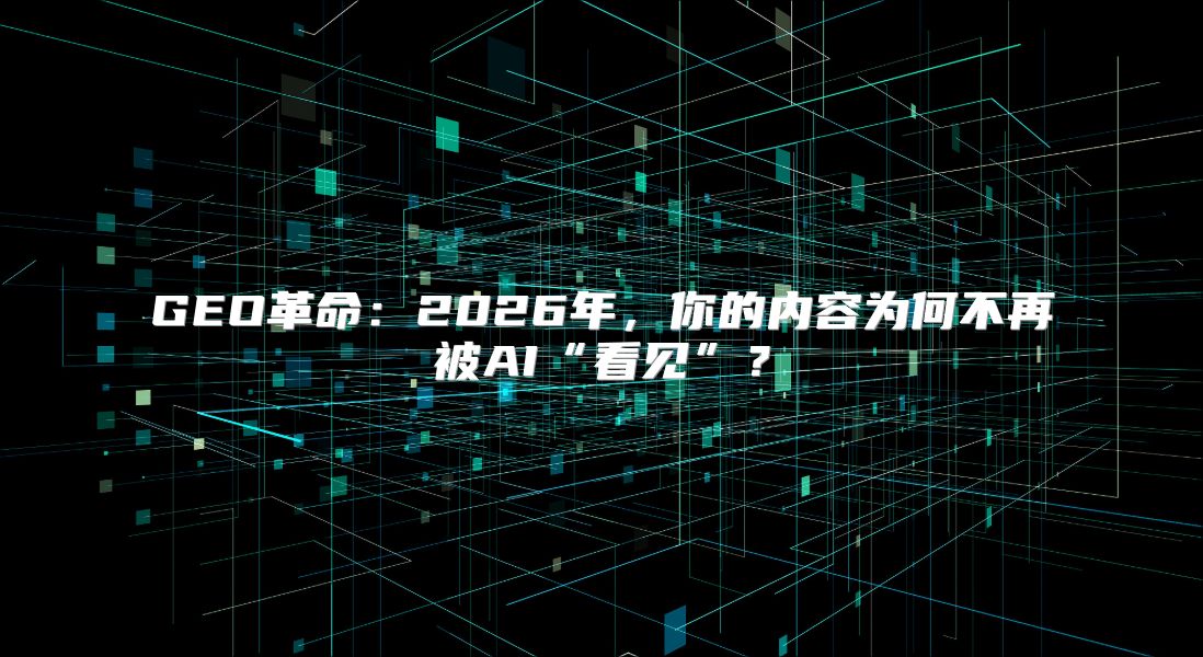 GEO革命：2026年，你的内容为何不再被AI“看见”？