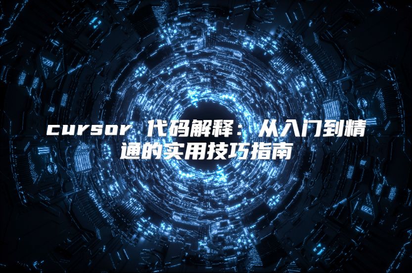 cursor 代码解释：从入门到精通的实用技巧指南